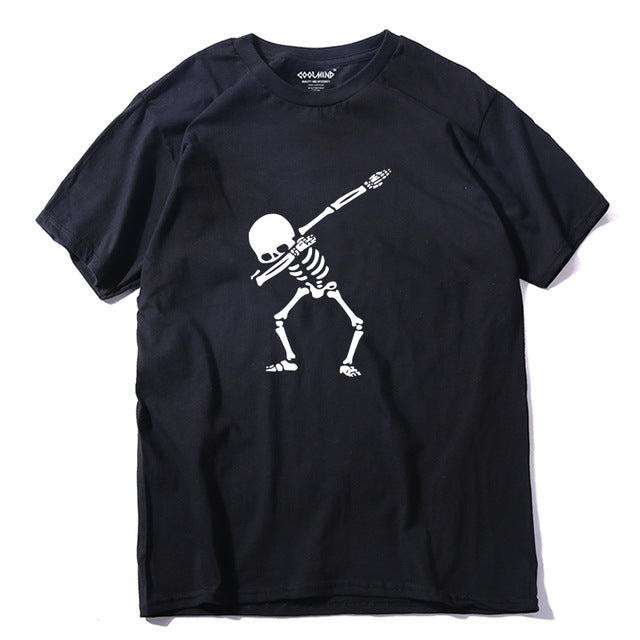 SKULL DAB PRINTED T-SHIRT