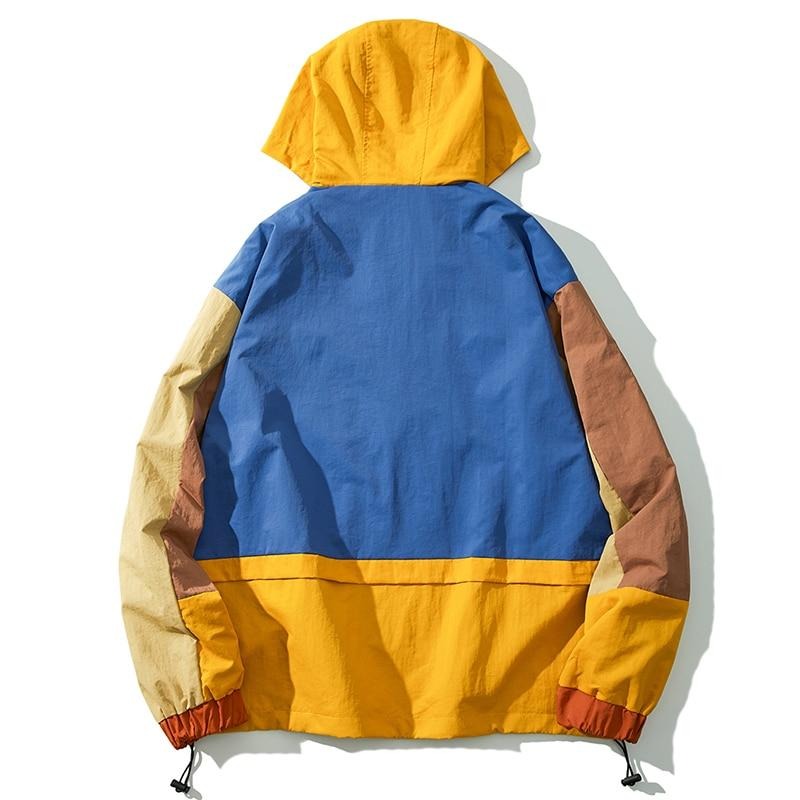 Hip Hop Hooded Windbreaker Jacket