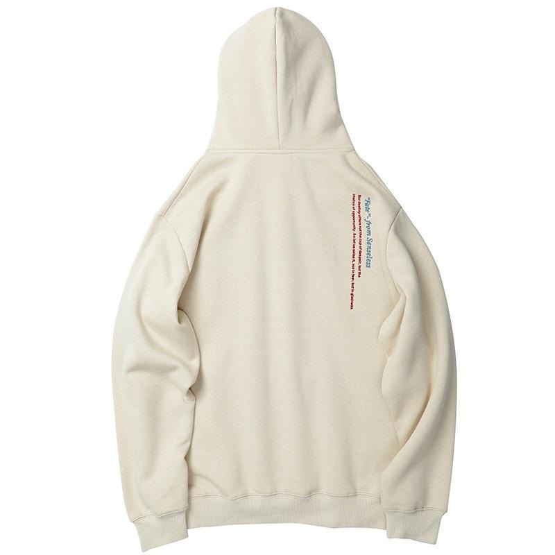 Loose Style Embroidery Hoodie