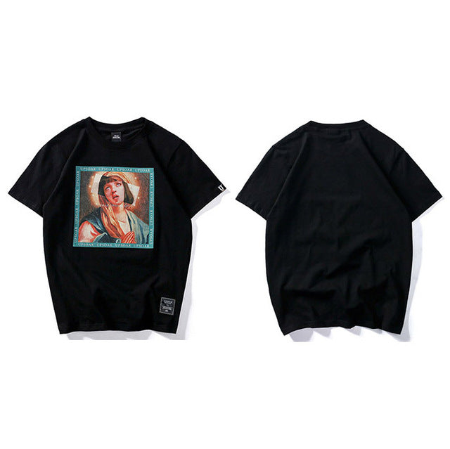 Virgin Mary Funny Printed T-Shirts