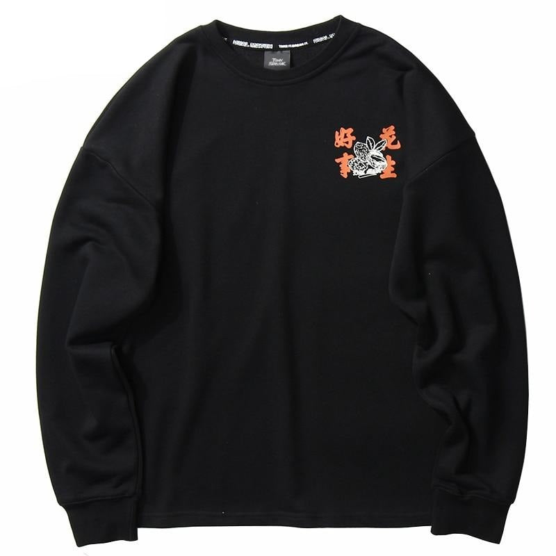 Lucky Peanut Print Sweatshirt