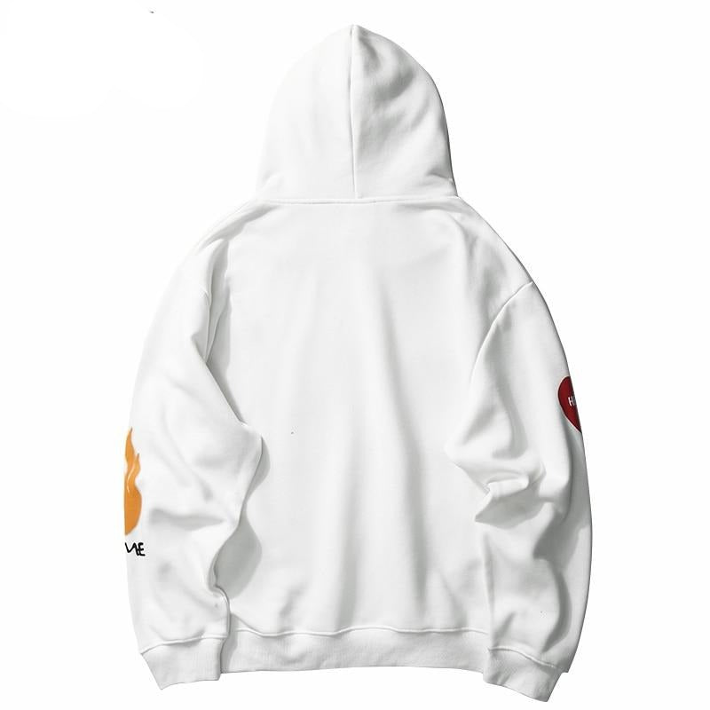 Fire Flame Graffiti Hip Hop Hoodie