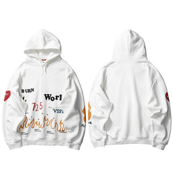 Fire Flame Graffiti Hip Hop Hoodie