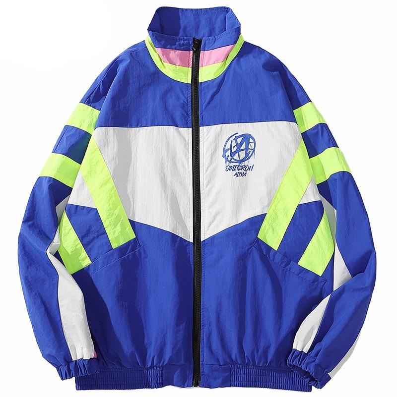 Color Block Track Jacket