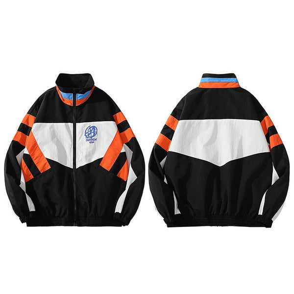 Color Block Track Jacket