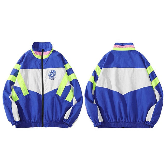 Color Block Track Jacket