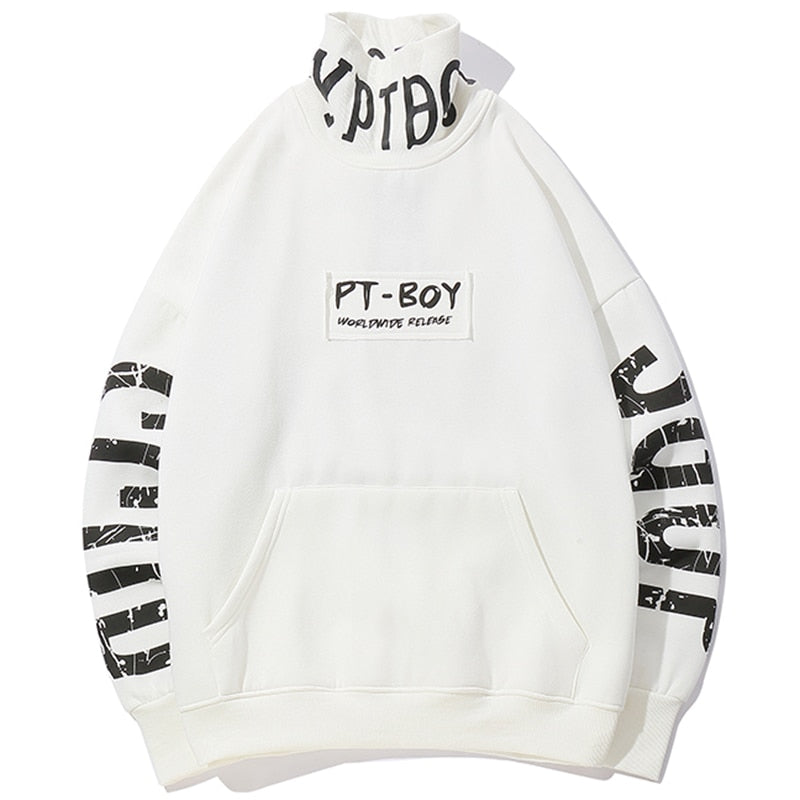 Big Letter Print Hip Hop Sweatshirts